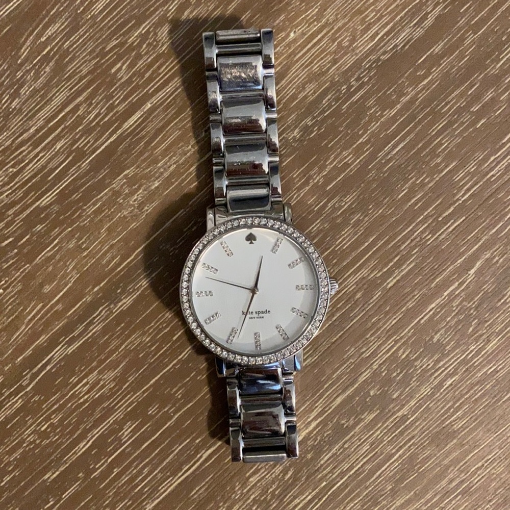 Silver Kate Spade watch.